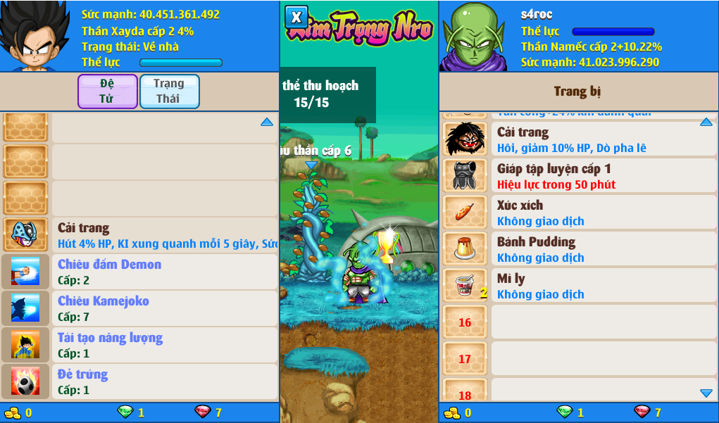 Nick Ngọc Rồng Online VIP giá rẻ, NickDaoQuan.Com, Shop Nick Ngọc Rồng