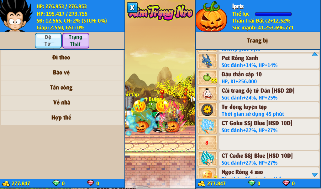 Nick Ngọc Rồng Online VIP giá rẻ, NickDaoQuan.Com, Shop Nick Ngọc Rồng