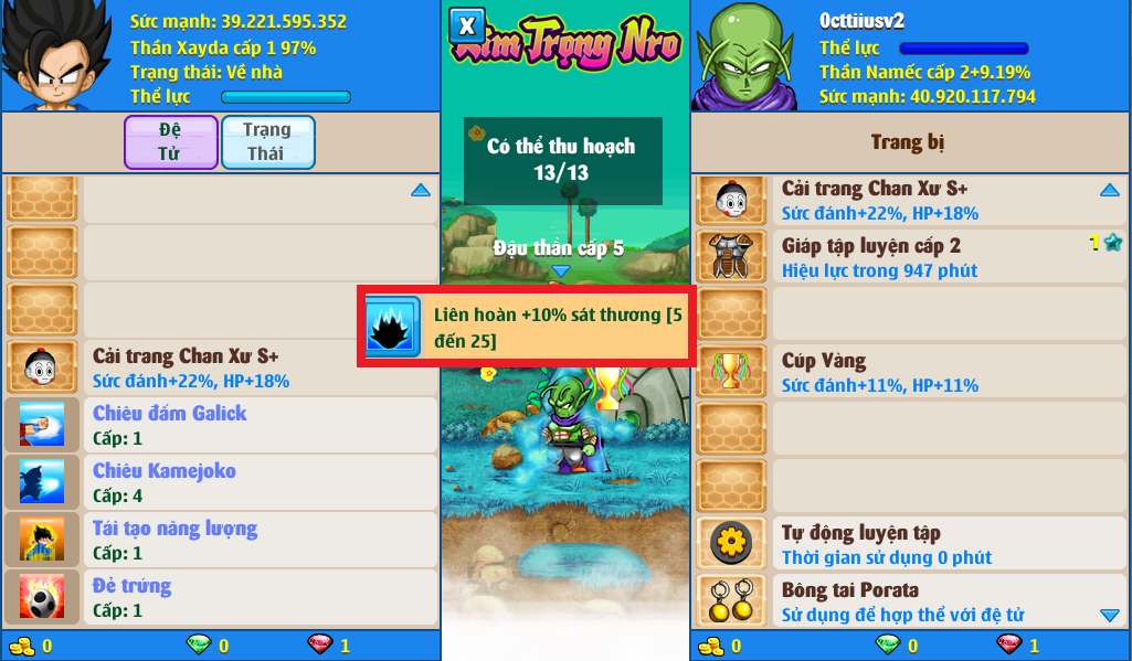 Nick Ngọc Rồng Online VIP giá rẻ, NickDaoQuan.Com, Shop Nick Ngọc Rồng