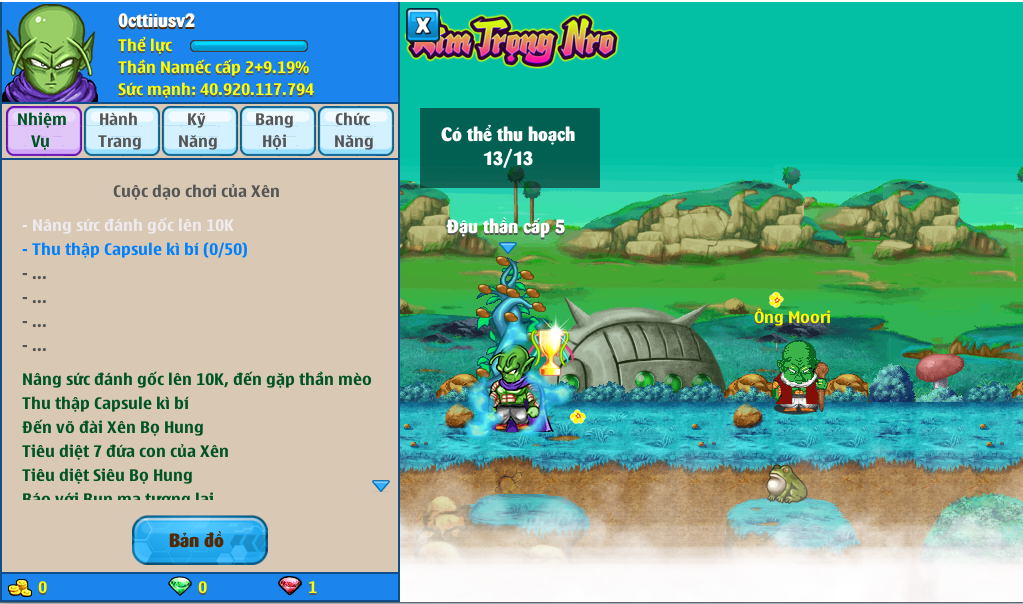 Nick Ngọc Rồng Online VIP giá rẻ, NickDaoQuan.Com, Shop Nick Ngọc Rồng