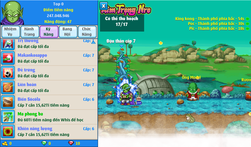 Nick Ngọc Rồng Online VIP giá rẻ, NickDaoQuan.Com, Shop Nick Ngọc Rồng