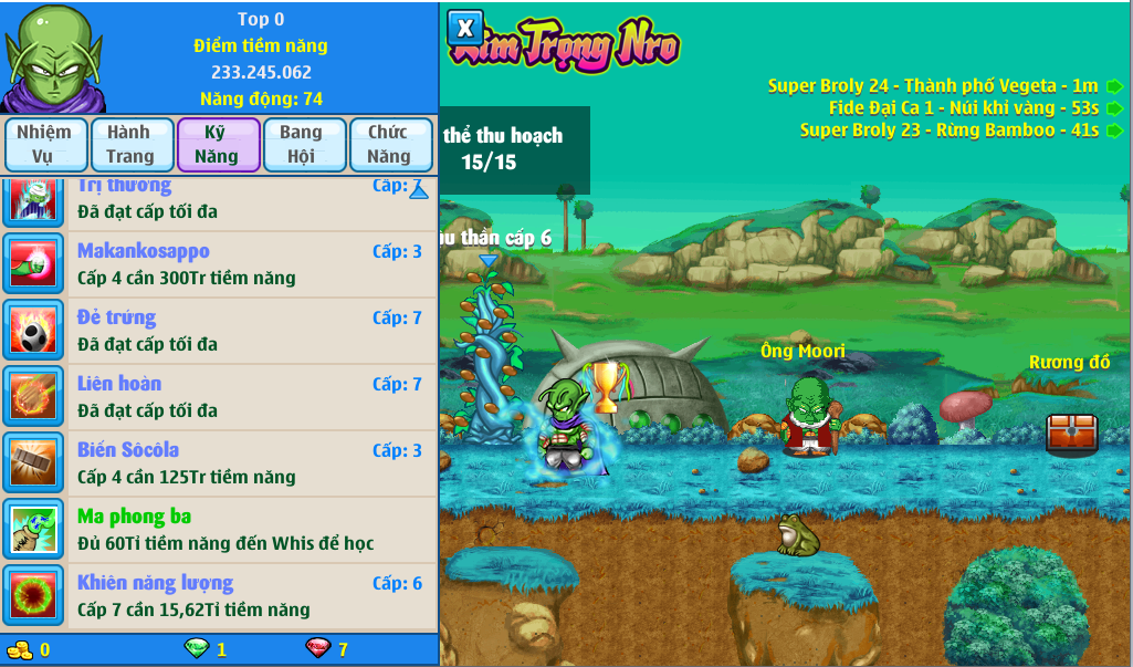 Nick Ngọc Rồng Online VIP giá rẻ, NickDaoQuan.Com, Shop Nick Ngọc Rồng