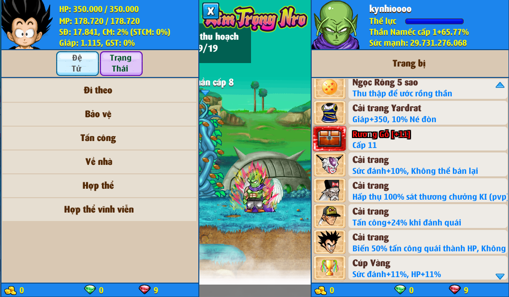 Nick Ngọc Rồng Online VIP giá rẻ, NickDaoQuan.Com, Shop Nick Ngọc Rồng