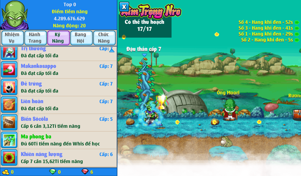 Nick Ngọc Rồng Online VIP giá rẻ, NickDaoQuan.Com, Shop Nick Ngọc Rồng