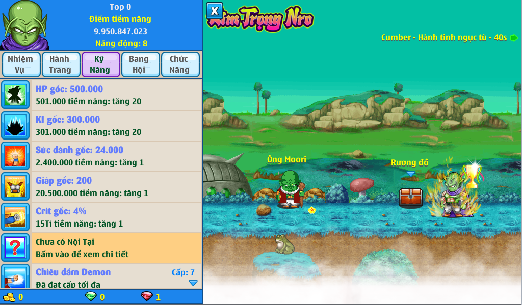 Nick Ngọc Rồng Online VIP giá rẻ, NickDaoQuan.Com, Shop Nick Ngọc Rồng