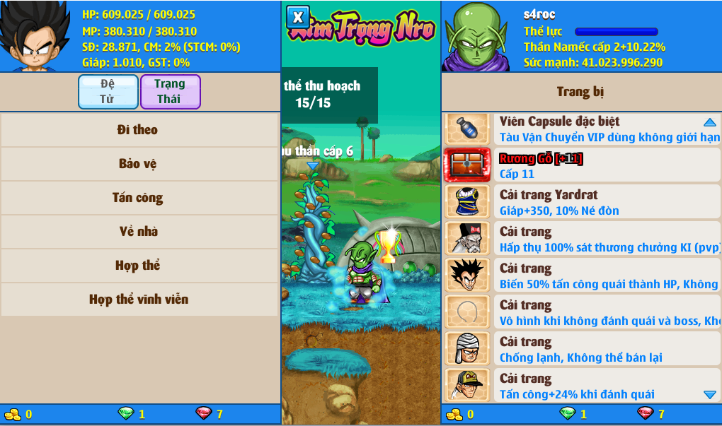 Nick Ngọc Rồng Online VIP giá rẻ, NickDaoQuan.Com, Shop Nick Ngọc Rồng