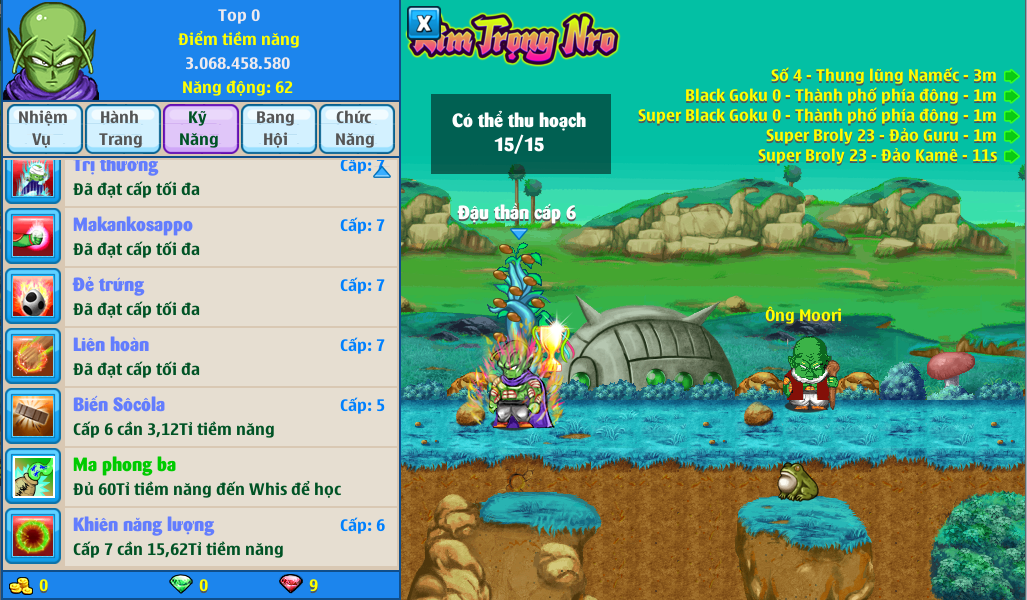 Nick Ngọc Rồng Online VIP giá rẻ, NickDaoQuan.Com, Shop Nick Ngọc Rồng