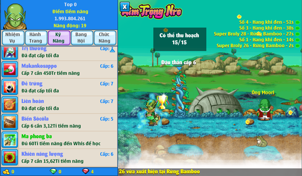 Nick Ngọc Rồng Online VIP giá rẻ, NickDaoQuan.Com, Shop Nick Ngọc Rồng