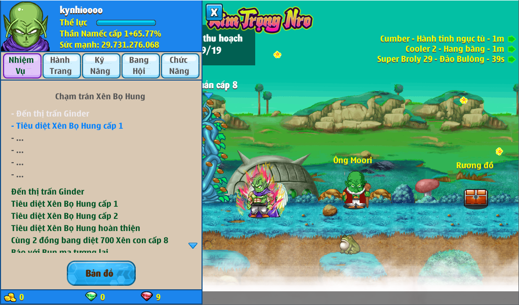 Nick Ngọc Rồng Online VIP giá rẻ, NickDaoQuan.Com, Shop Nick Ngọc Rồng