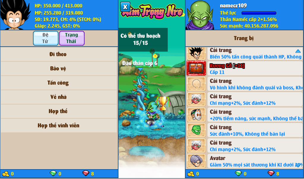 Nick Ngọc Rồng Online VIP giá rẻ, NickDaoQuan.Com, Shop Nick Ngọc Rồng