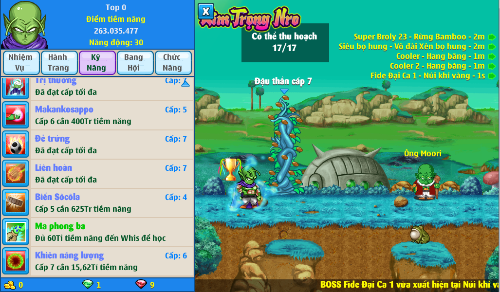 Nick Ngọc Rồng Online VIP giá rẻ, NickDaoQuan.Com, Shop Nick Ngọc Rồng