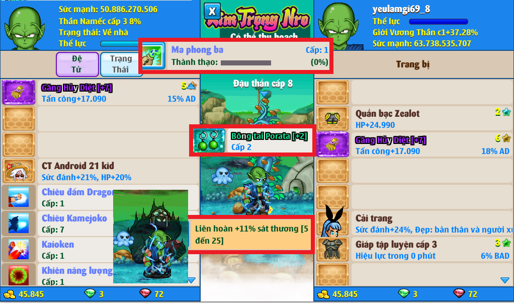 Nick Ngọc Rồng Online VIP giá rẻ, NickDaoQuan.Com, Shop Nick Ngọc Rồng