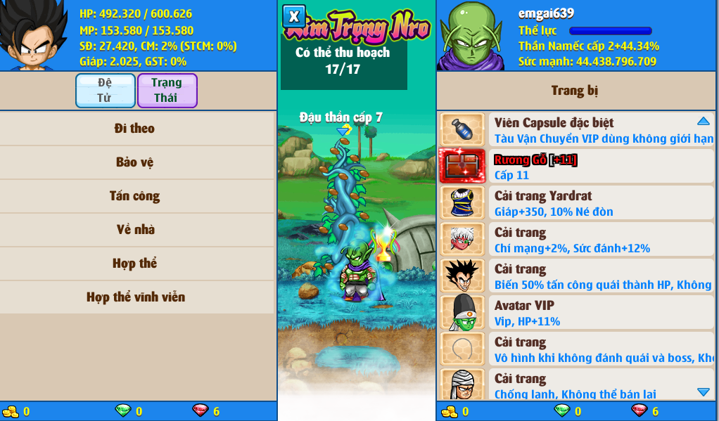 Nick Ngọc Rồng Online VIP giá rẻ, NickDaoQuan.Com, Shop Nick Ngọc Rồng