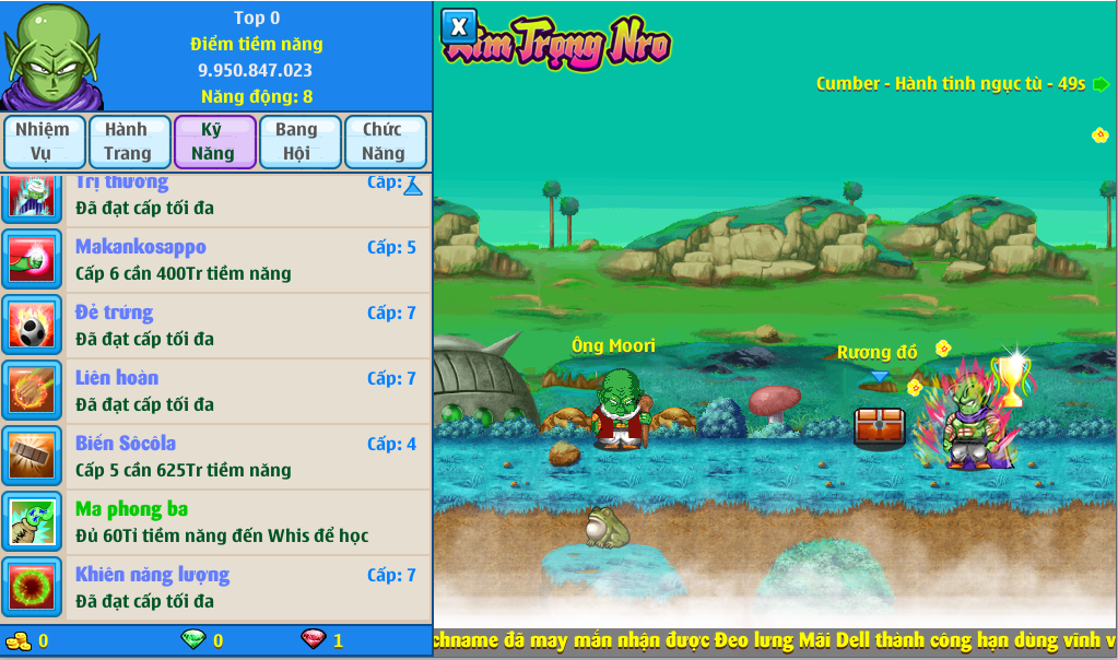 Nick Ngọc Rồng Online VIP giá rẻ, NickDaoQuan.Com, Shop Nick Ngọc Rồng