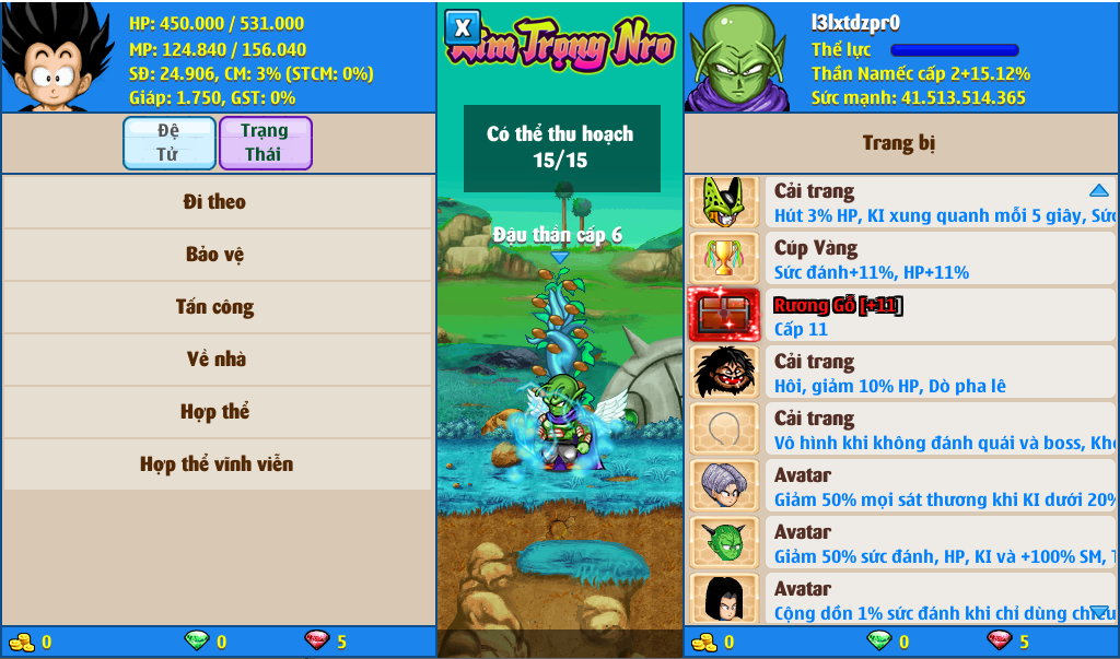 Nick Ngọc Rồng Online VIP giá rẻ, NickDaoQuan.Com, Shop Nick Ngọc Rồng