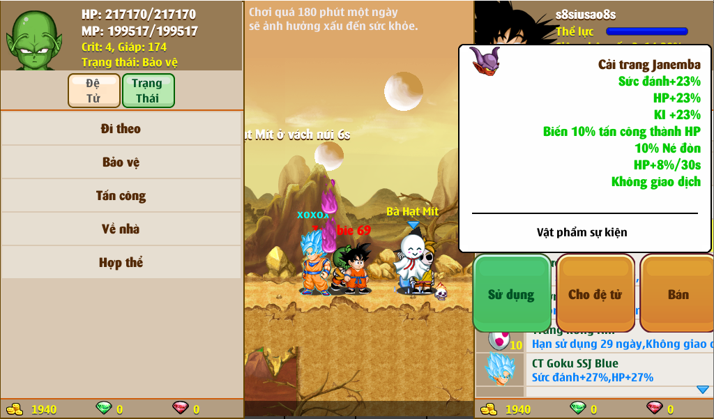 Nick Ngọc Rồng Online VIP giá rẻ, NickDaoquan.Vn, Shop Nick Ngọc Rồng