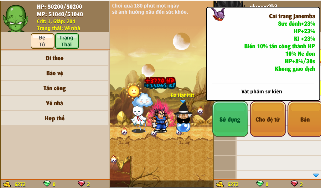 Nick Ngọc Rồng Online VIP giá rẻ, NickDaoquan.Vn, Shop Nick Ngọc Rồng