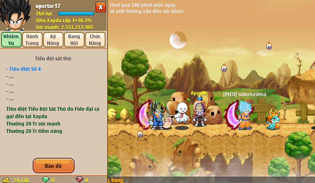 Nick Ngọc Rồng Online VIP giá rẻ, NickDaoquan.Vn, Shop Nick Ngọc Rồng