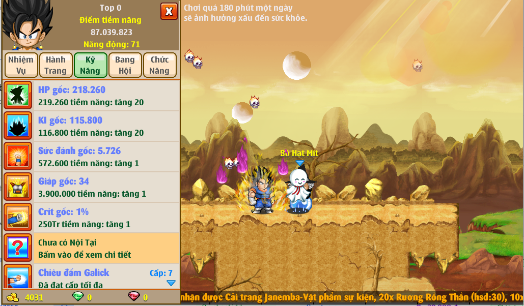 Nick Ngọc Rồng Online VIP giá rẻ, NickDaoquan.Vn, Shop Nick Ngọc Rồng