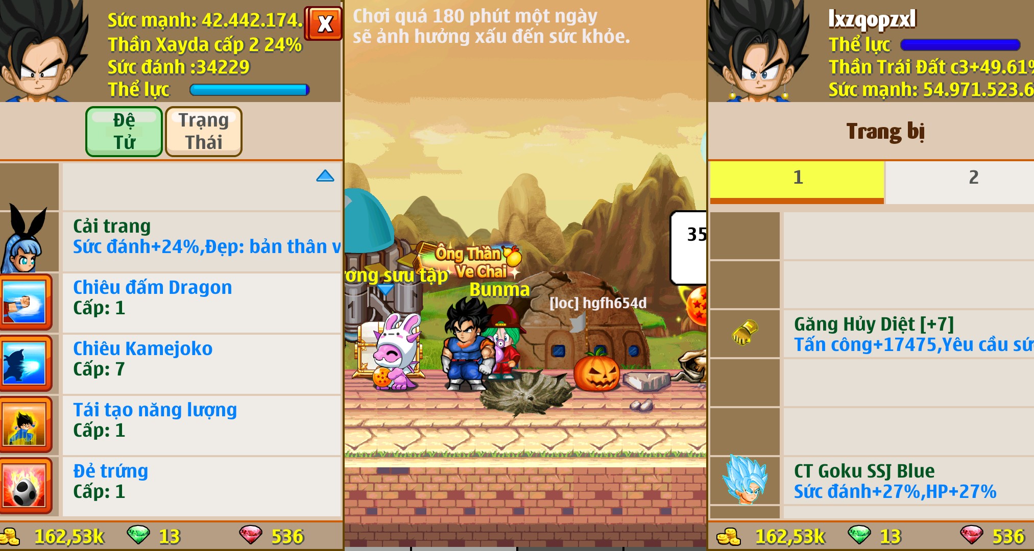 Nick Ngọc Rồng Online VIP giá rẻ, NickDaoQuan.Com, Shop Nick Ngọc Rồng