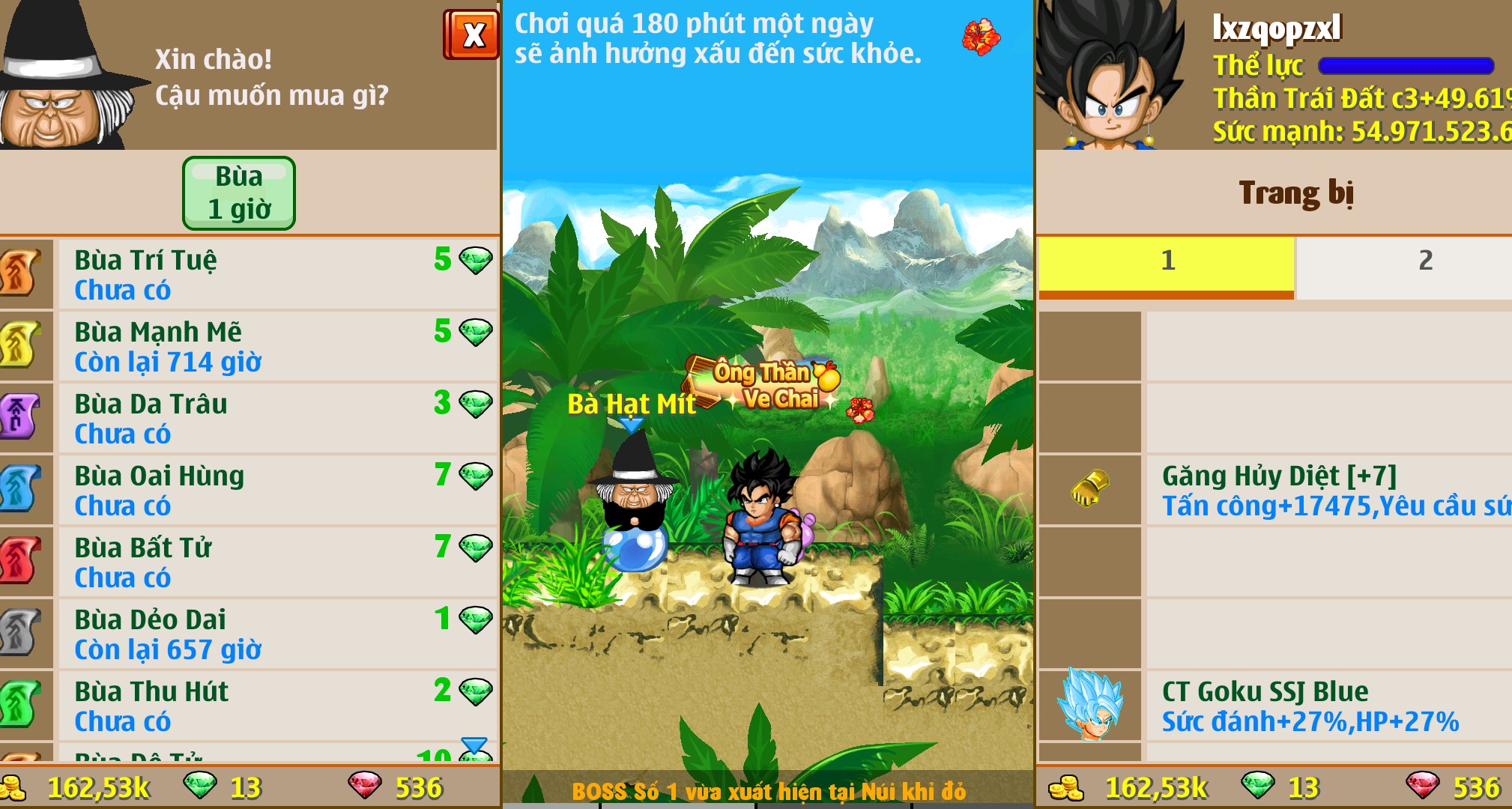 Nick Ngọc Rồng Online VIP giá rẻ, NickDaoQuan.Com, Shop Nick Ngọc Rồng