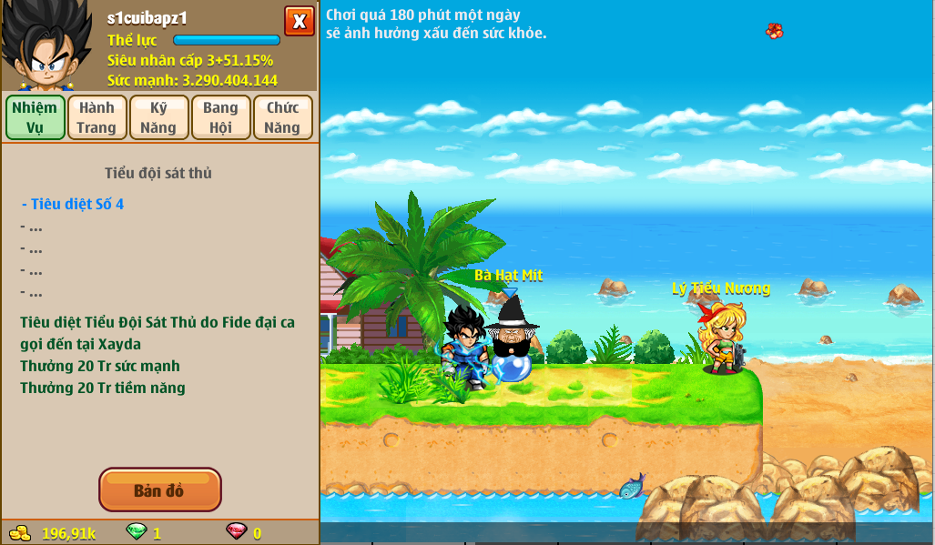 Nick Ngọc Rồng Online VIP giá rẻ, NickDaoquan.Vn, Shop Nick Ngọc Rồng