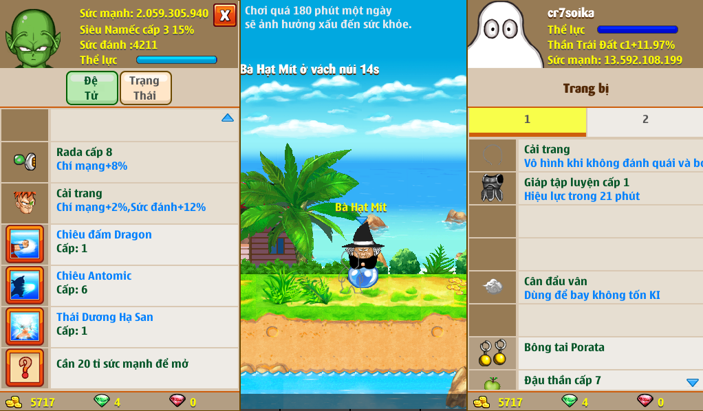 Nick Ngọc Rồng Online VIP giá rẻ, NickDaoquan.Vn, Shop Nick Ngọc Rồng