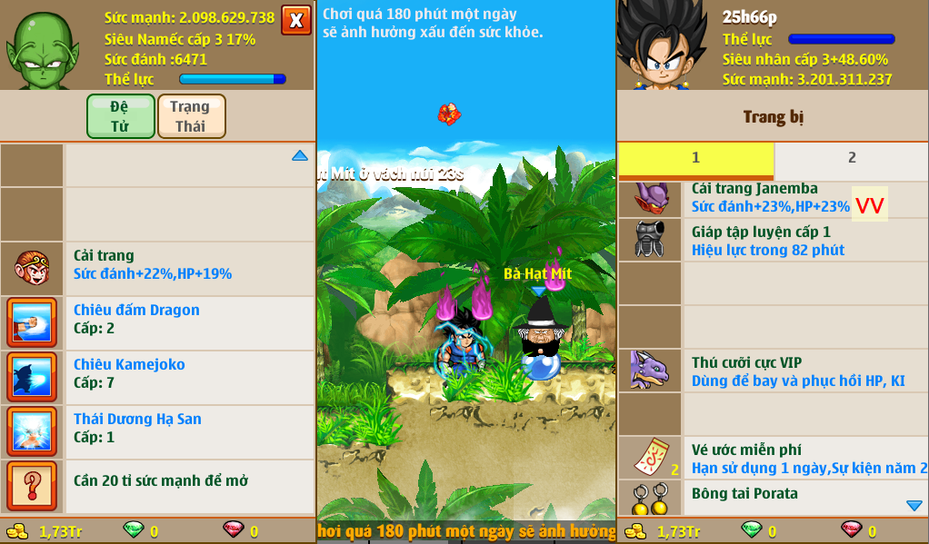 Nick Ngọc Rồng Online VIP giá rẻ, NickDaoquan.Vn, Shop Nick Ngọc Rồng