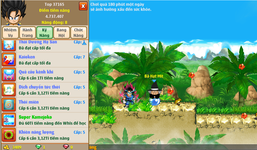 Nick Ngọc Rồng Online VIP giá rẻ, NickDaoquan.Vn, Shop Nick Ngọc Rồng