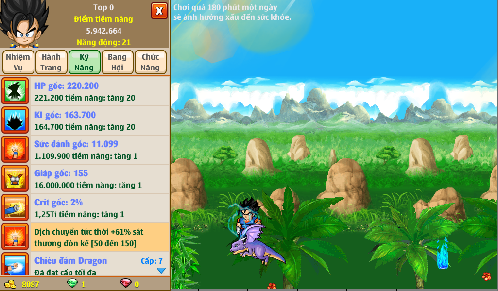 Nick Ngọc Rồng Online VIP giá rẻ, NickDaoquan.Vn, Shop Nick Ngọc Rồng