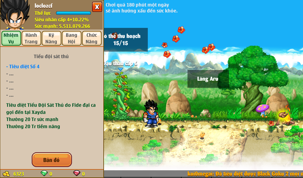 Nick Ngọc Rồng Online VIP giá rẻ, NickDaoquan.Vn, Shop Nick Ngọc Rồng