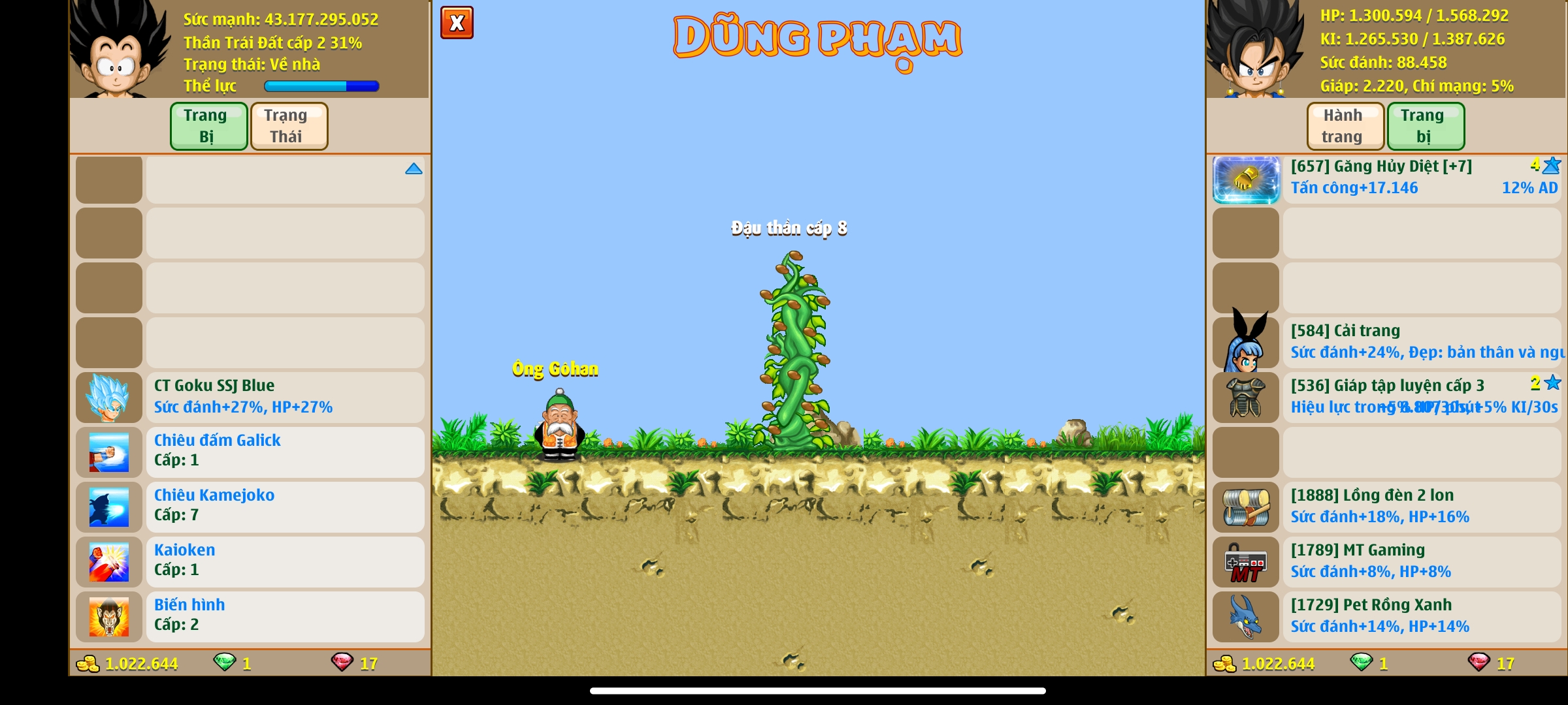 Nick Ngọc Rồng Online VIP giá rẻ, NickDaoquan.Vn, Shop Nick Ngọc Rồng