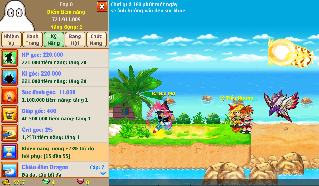 Nick Ngọc Rồng Online VIP giá rẻ, NickDaoquan.Vn, Shop Nick Ngọc Rồng