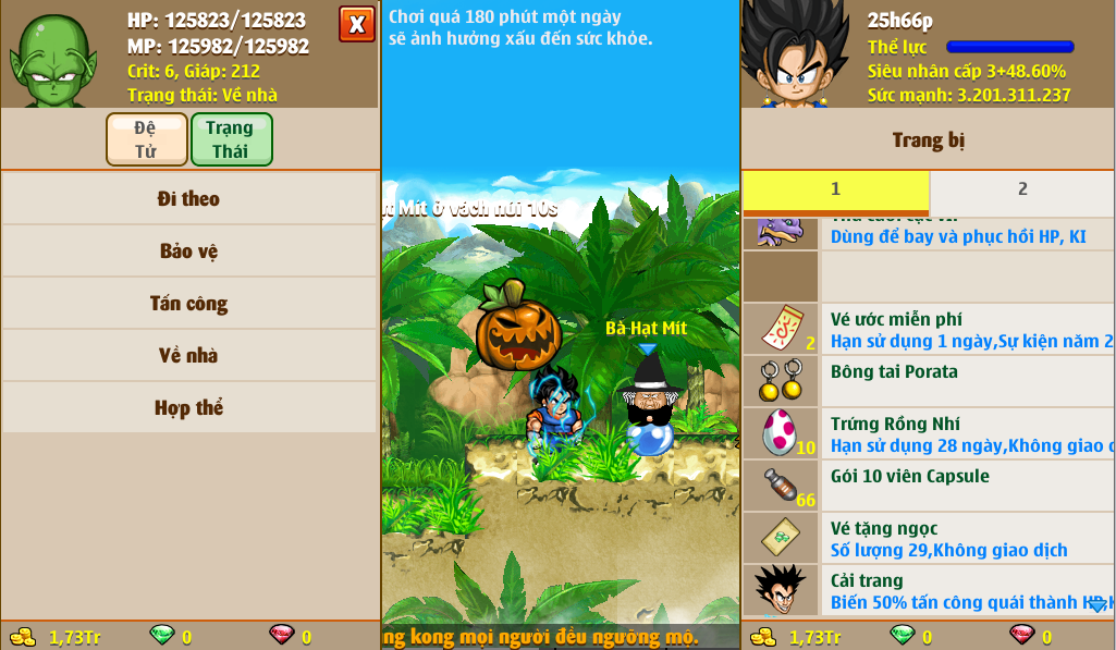 Nick Ngọc Rồng Online VIP giá rẻ, NickDaoquan.Vn, Shop Nick Ngọc Rồng