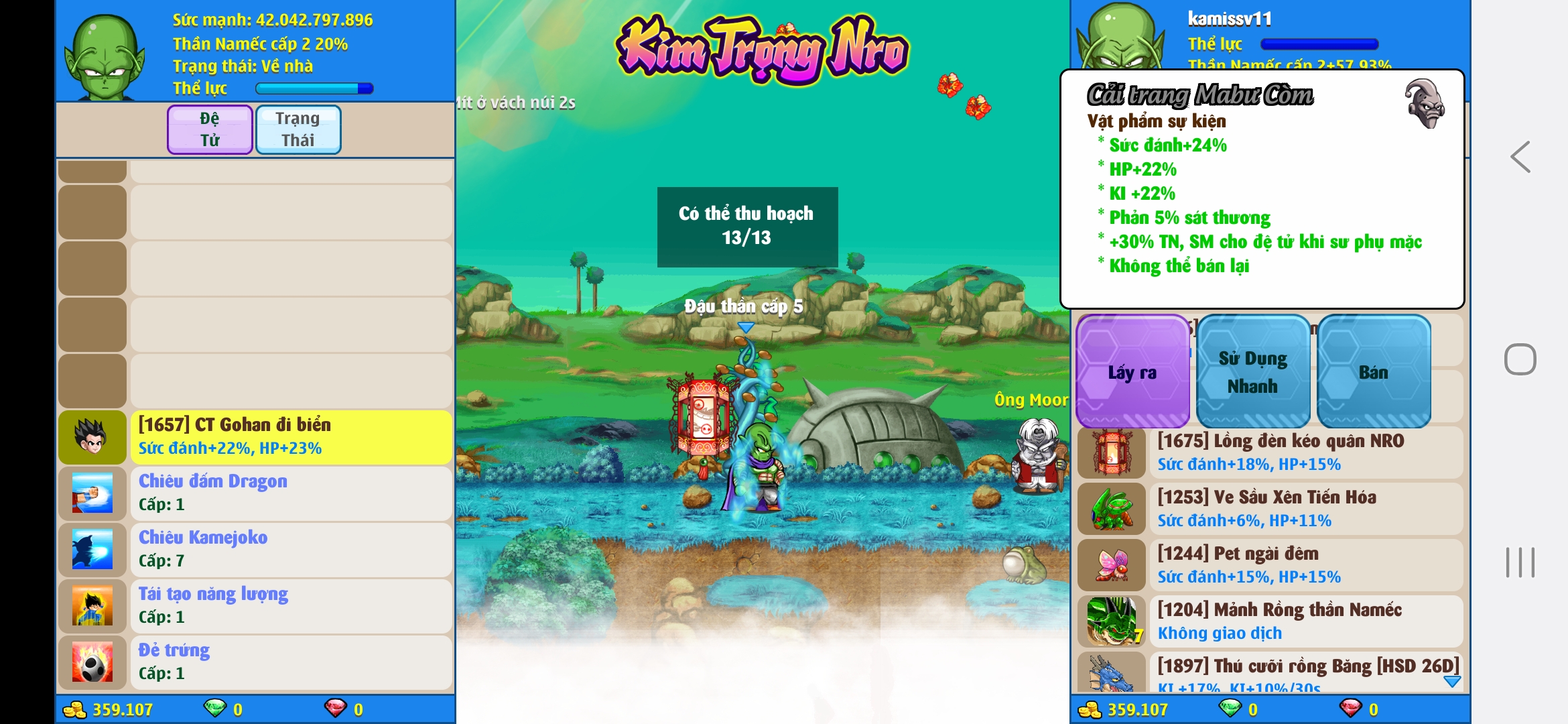 Nick Ngọc Rồng Online VIP giá rẻ, NickDaoQuan.Com, Shop Nick Ngọc Rồng