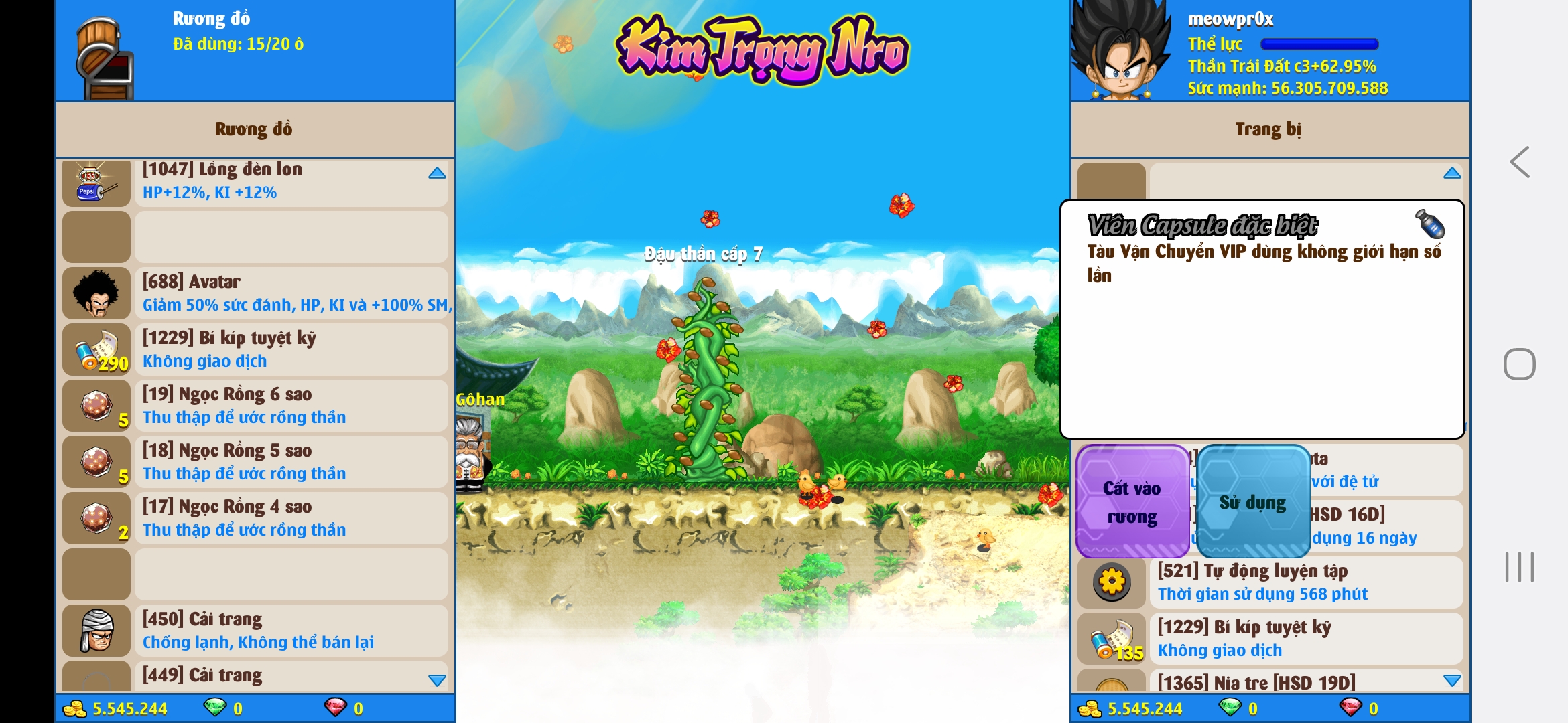 Nick Ngọc Rồng Online VIP giá rẻ, NickDaoQuan.Com, Shop Nick Ngọc Rồng