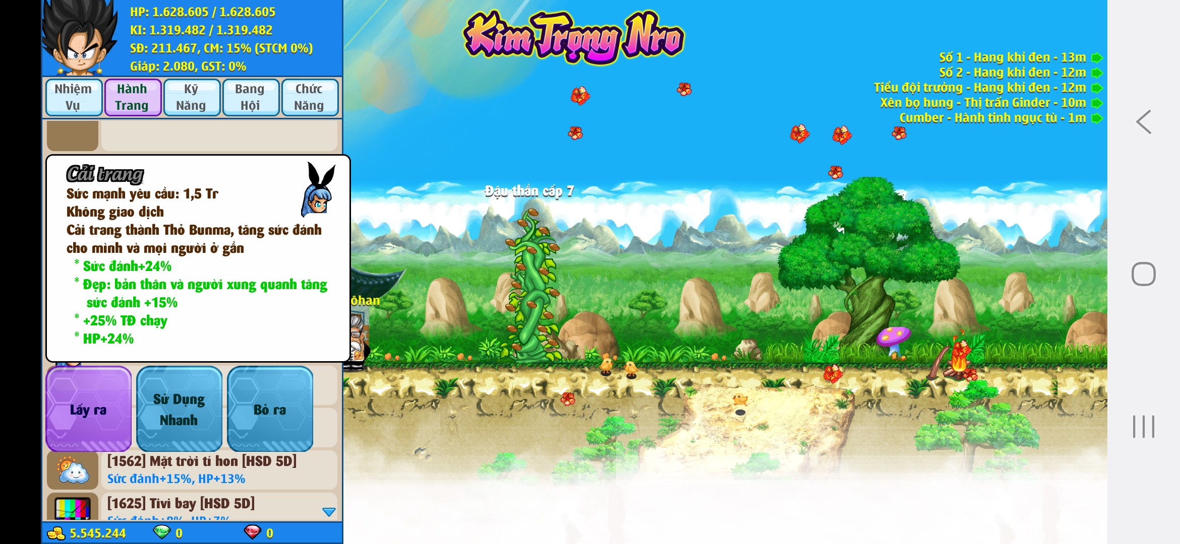 Nick Ngọc Rồng Online VIP giá rẻ, NickDaoQuan.Com, Shop Nick Ngọc Rồng