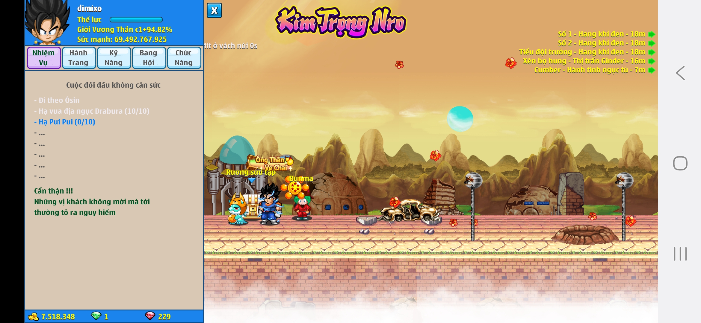 Nick Ngọc Rồng Online VIP giá rẻ, NickDaoQuan.Com, Shop Nick Ngọc Rồng