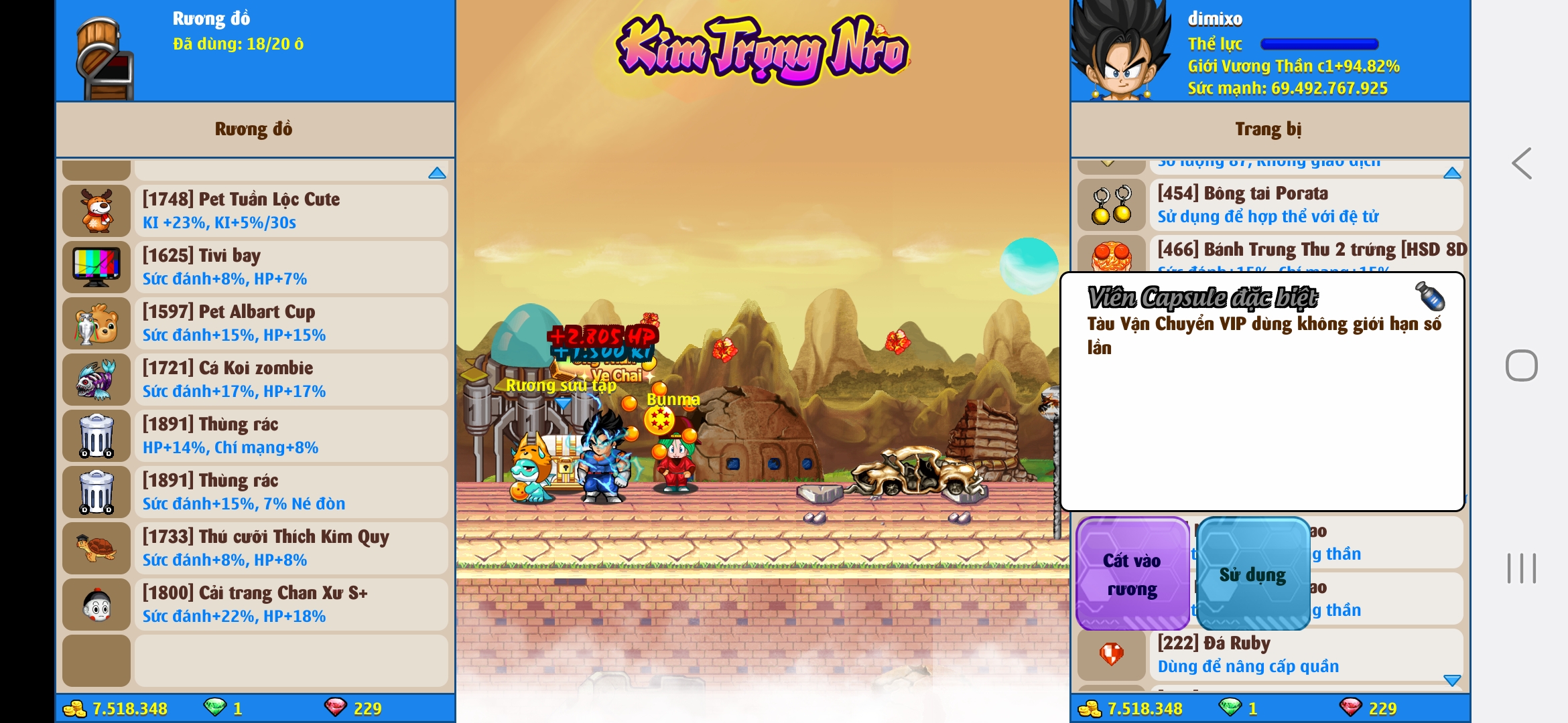 Nick Ngọc Rồng Online VIP giá rẻ, NickDaoQuan.Com, Shop Nick Ngọc Rồng