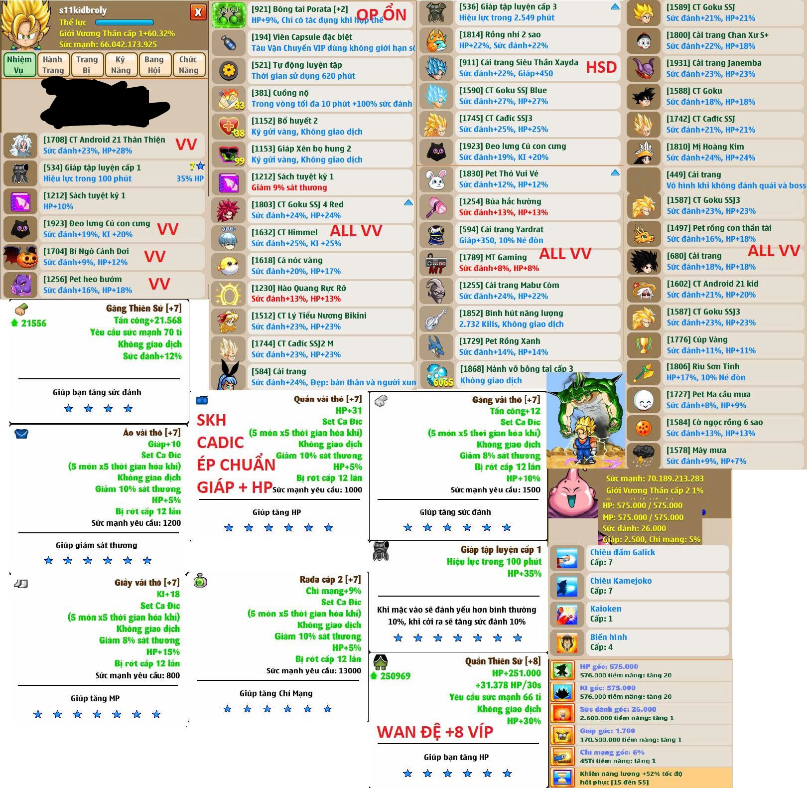 Nick Ngọc Rồng Online VIP giá rẻ, NickDaoQuan.Com, Shop Nick Ngọc Rồng