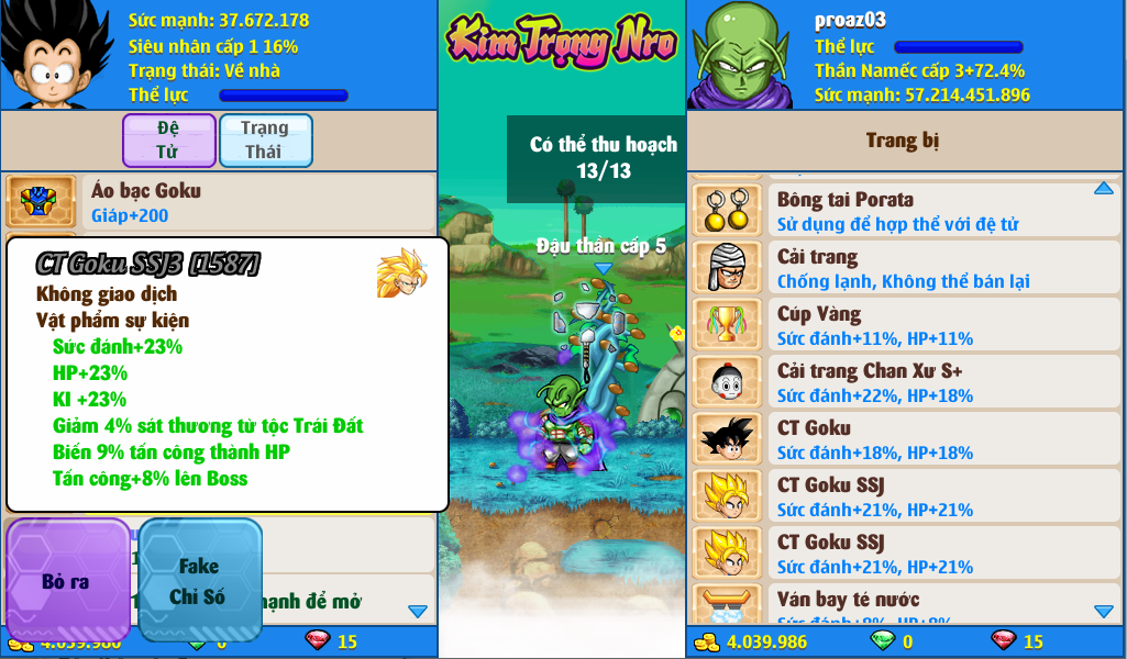 Nick Ngọc Rồng Online VIP giá rẻ, NickDaoQuan.Com, Shop Nick Ngọc Rồng