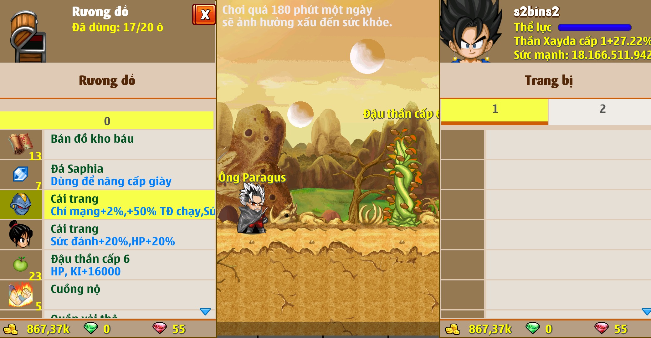 Nick Ngọc Rồng Online VIP giá rẻ, NickDaoquan.Vn, Shop Nick Ngọc Rồng