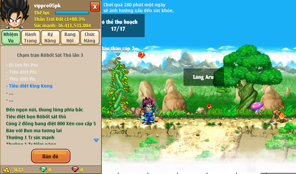 Nick Ngọc Rồng Online VIP giá rẻ, NickDaoquan.Vn, Shop Nick Ngọc Rồng