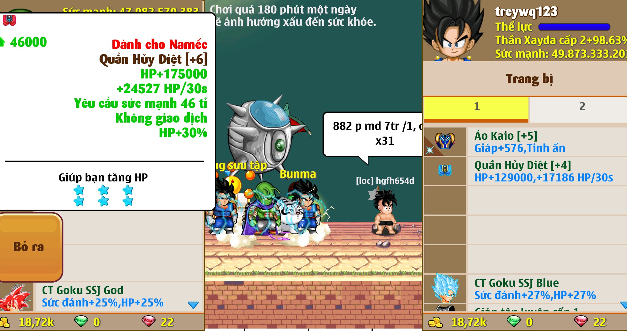 Nick Ngọc Rồng Online VIP giá rẻ, NickDaoquan.Vn, Shop Nick Ngọc Rồng