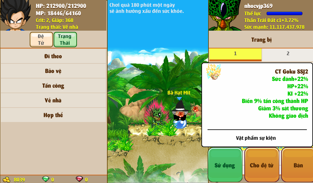 Nick Ngọc Rồng Online VIP giá rẻ, NickDaoquan.Vn, Shop Nick Ngọc Rồng