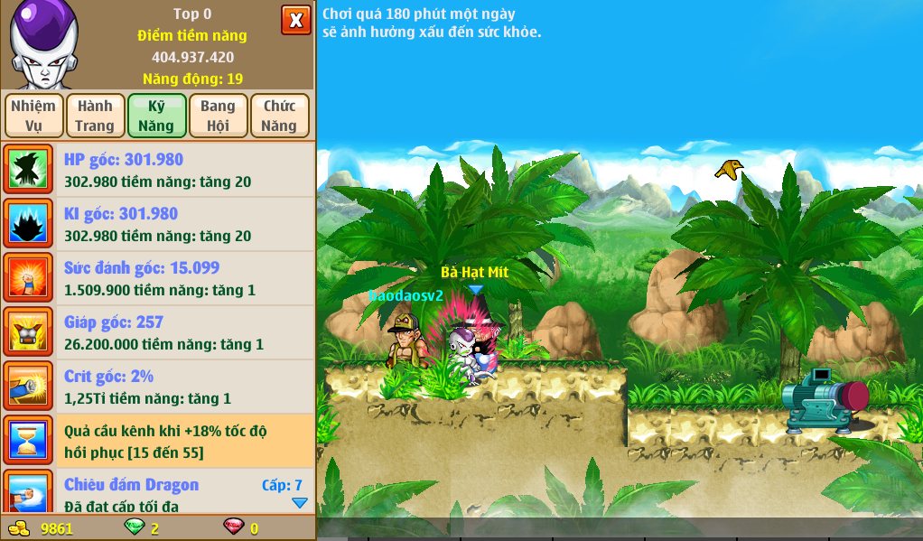 Nick Ngọc Rồng Online VIP giá rẻ, NickDaoquan.Vn, Shop Nick Ngọc Rồng