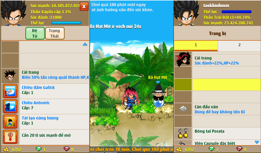 Nick Ngọc Rồng Online VIP giá rẻ, NickDaoquan.Vn, Shop Nick Ngọc Rồng