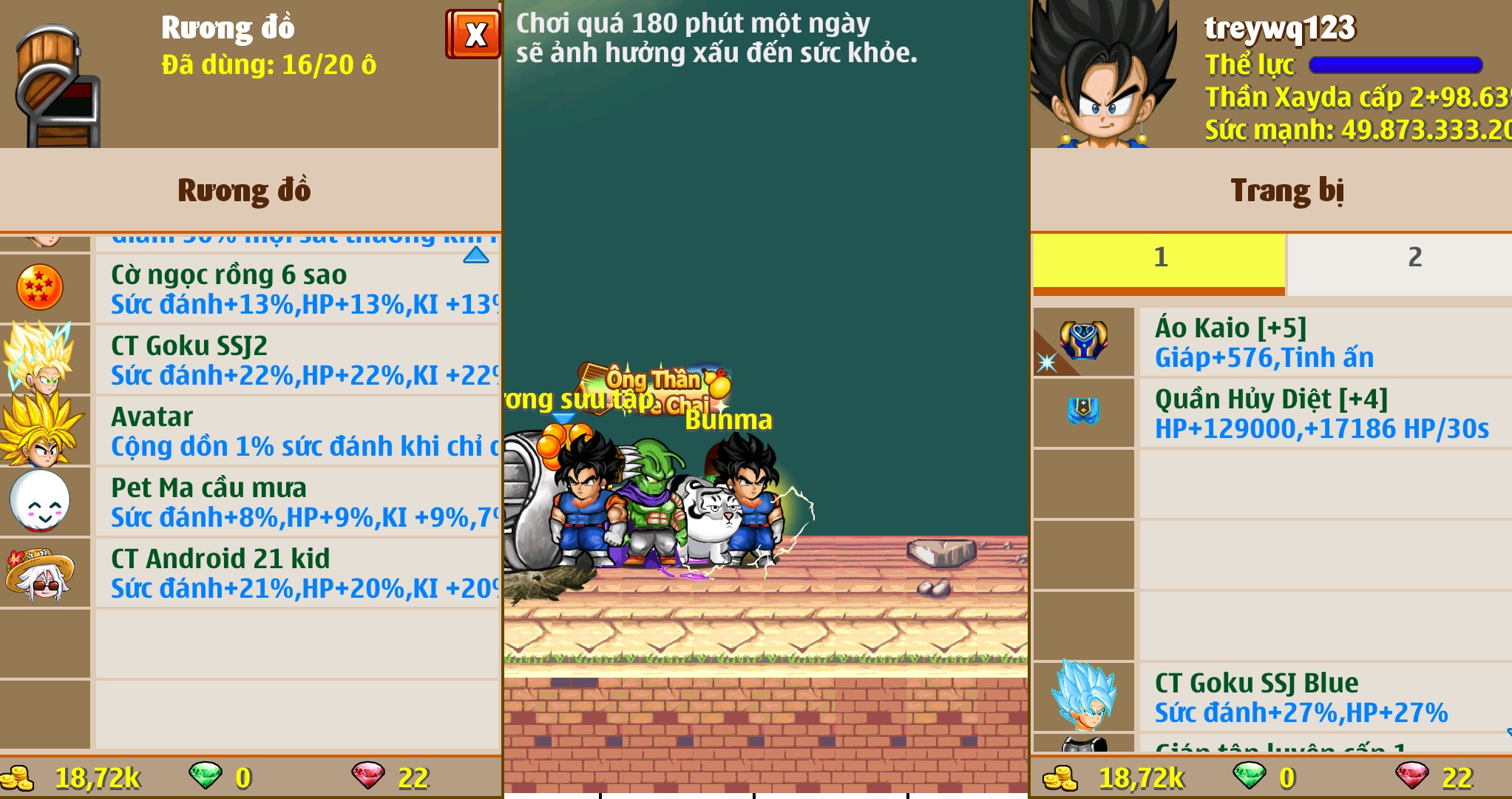 Nick Ngọc Rồng Online VIP giá rẻ, NickDaoquan.Vn, Shop Nick Ngọc Rồng