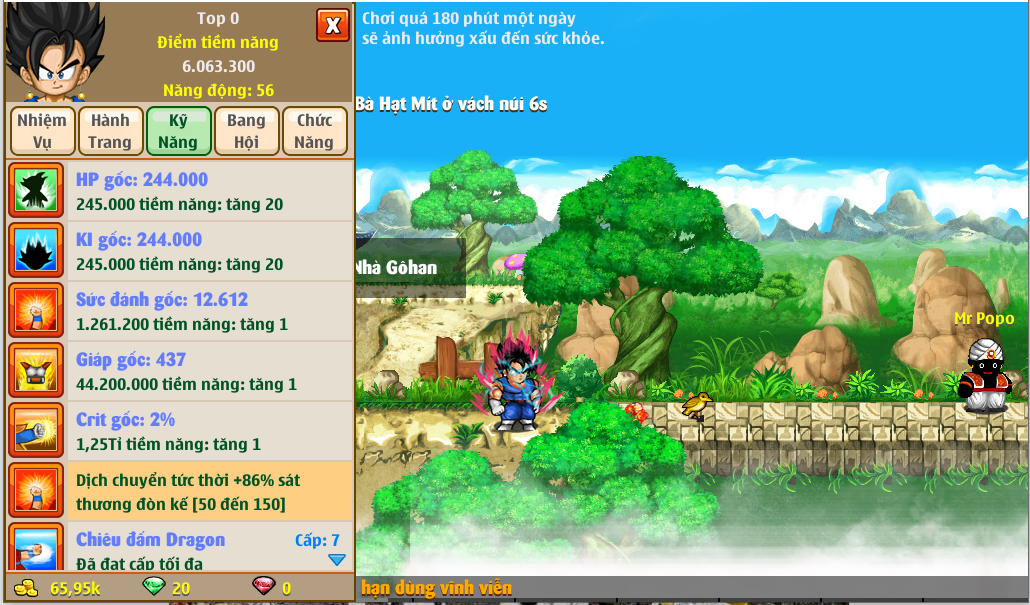 Nick Ngọc Rồng Online VIP giá rẻ, NickDaoquan.Vn, Shop Nick Ngọc Rồng