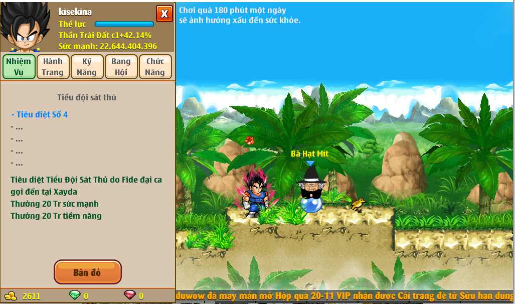 Nick Ngọc Rồng Online VIP giá rẻ, NickDaoquan.Vn, Shop Nick Ngọc Rồng